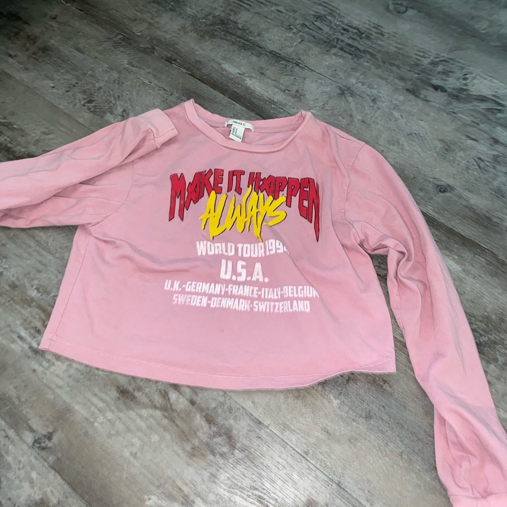 Long Sleeve Crop Top